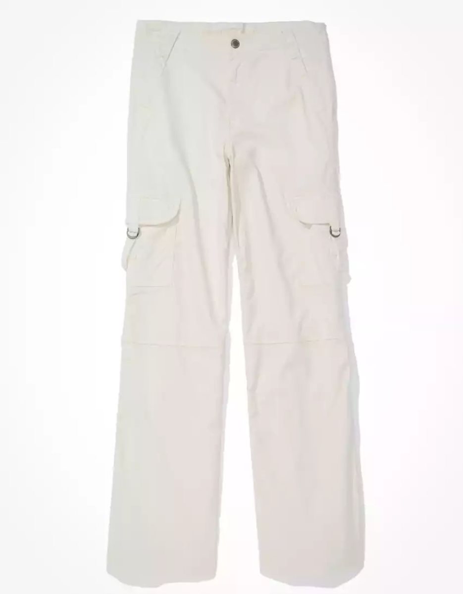 Jean American Eagle AE Dreamy Drape Stretch Super High-Waisted Cargo Baggy Larges-Leg Pant Grise Femme | YVV-98682866